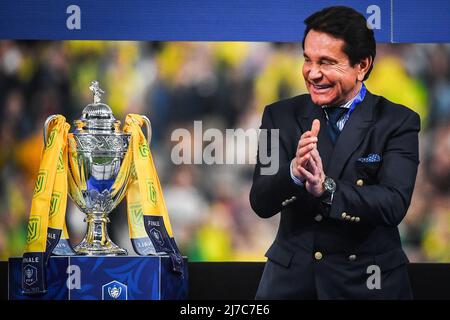 Präsident von Nantes Waldemar KITA während des französischen Pokals, dem Finale des Fußballspiels zwischen OGC Nice und dem FC Nantes am 7. Mai 2022 im Stade de France in Saint-Denis bei Paris, Frankreich - Foto: Matthieu Mirville/DPPI/LiveMedia Stockfoto