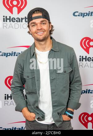 Conner Smith nimmt am 7. Mai 2022 am iHeartCountry Festival im Moody Center in 2022 Austin, Texas, Teil. (Foto von Maggie Boyd/Sipa USA) Stockfoto