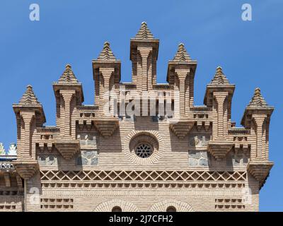 Detail des Bahnhofs in Toledo Stockfoto