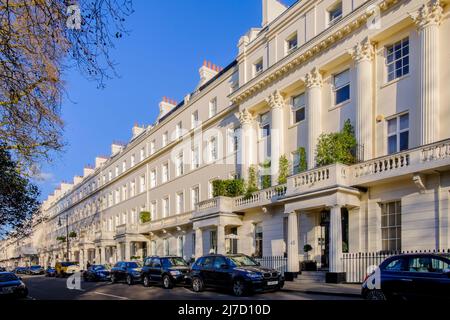 Eaton Square, London, Großbritannien. Stockfoto