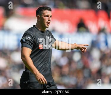 Owen Watkin von Ospreys, während des Spiels in Swansea, Vereinigtes Königreich am 5/8/2022. (Foto von Mike Jones/News Images/Sipa USA) Stockfoto