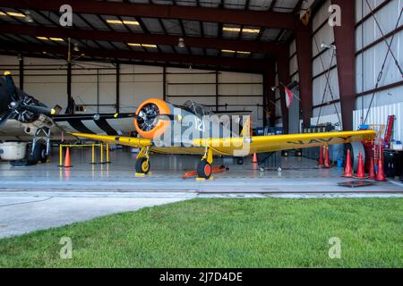 Titusville, FL - 10 2021. Sep: North American T-6 Texan Stockfoto