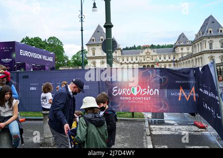 Der Eurovision Song Contest 2022 in Turin, Italien. TURIN, ITALIEN - MAI 2022 Stockfoto