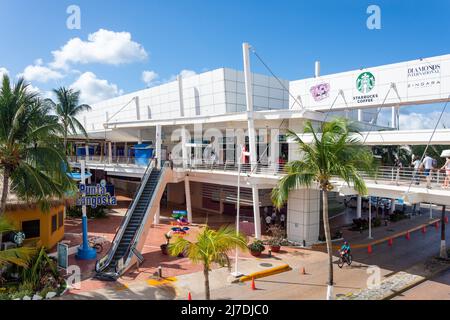 Einkaufszentrum Punta Langosta, Centro, San Miguel de Cozumel, Cozumel, Quintana Roo, Mexiko Stockfoto