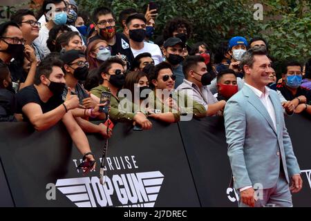 MEXIKO-STADT, MEXIKO - 06. MAI: Jon Hamm nimmt an der Mexiko-Premiere von 'Top Gun: Maverick' Teil. (Foto von Francisco Morales/DAMPHOTO) Stockfoto