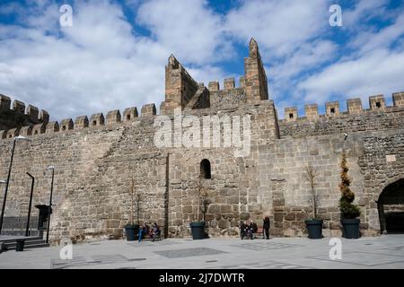 Es ist möglich, viele historische Gebäude im Zentrum von Kayseri zu finden. Besuchsdatum 15.04.2022. Stockfoto