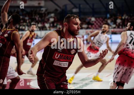 Taliercio, Venedig, Italien, 08. Mai 2022, Stefano Tonut (Umana Reyer Venezia) während der Umana Reyer Venezia gegen AX Armani Exchange Milano - Italienische Basketball A Serie Championship Stockfoto