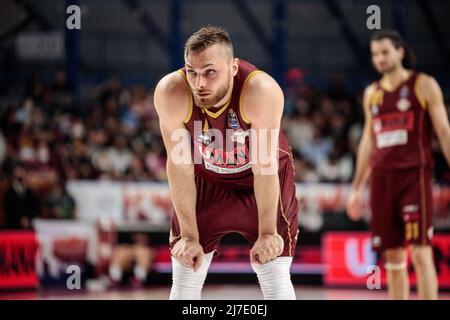 Taliercio, Venedig, Italien, 08. Mai 2022, Stefano Tonut (Umana Reyer Venezia) während der Umana Reyer Venezia gegen AX Armani Exchange Milano - Italienische Basketball A Serie Championship Stockfoto