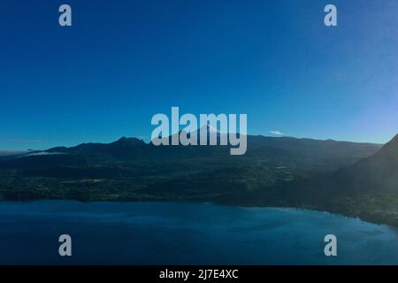 Osorno Vulkan in Chile von oben Stockfoto