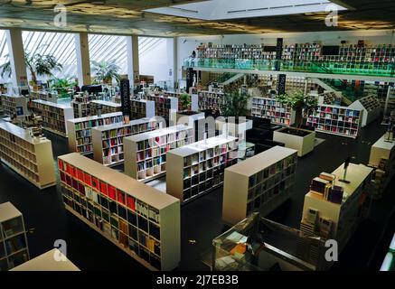 Librería 'Rosario Castellanos' del Fondo de Cultura Económica (FCE) im Centro Cultural Bella Epoca (Kulturzentrum der schönen Zeit), Condesa, Mex Stockfoto