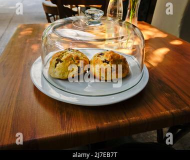 Perfida Bistro Cafe im Colonia Condesa-Viertel von Mexiko-Stadt, Mexiko. Stockfoto