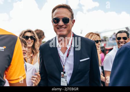 Miami, Florida, 08/05/2022, Tom Garfinkel (USA) Vice Chairman, President und Chief Executive Officer der Miami Dolphins und des Hard Rock Stadions am Start. 08.05.2022. Formel 1 Weltmeisterschaft, Rd 5, Miami Grand Prix, Miami, Florida, USA, Wettkampftag. Bildnachweis sollte lauten: XPB/Press Association Images. Stockfoto