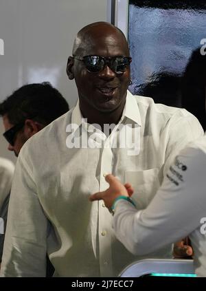 8.. Mai 2022, Miami International Autodrome, Miami, FORMEL 1 CRYPTO.COM MIAMI GRAND PRIX , im Bild Basket Superstar Michael Jordan Stockfoto