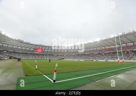 Gesamtansicht, 1. MAI 2022 - Rugby : 2022 Japan Rugby League ein Spiel zwischen TOSHIBA BRAVE LUPUS TOKYO 27-3 TOKYO SUNTORY SUNGOLIATH im Ajinomoto Stadium in Tokio, Japan. (Foto von AFLO SPORT) Stockfoto