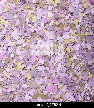 Bunte Betonsplitter für Terrazzo Stockfoto