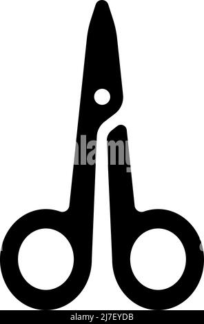 Schere , Schnitt Vektor Symbol Illustration Stock Vektor