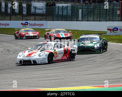 36 ALPINE elf TEAM FRA M Alpine A480 - Gibson Andre Negrão (BRA) G Nicolas Lapierre (FRA) P Matthieu Vaxiviere (FRA)&#XA;&#XA; Spa Francorchamps (Bel) Stockfoto