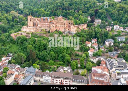 Schloss Heidelberg oder Schloss Heidelberg, Heidelberg, Deutschland Stockfoto