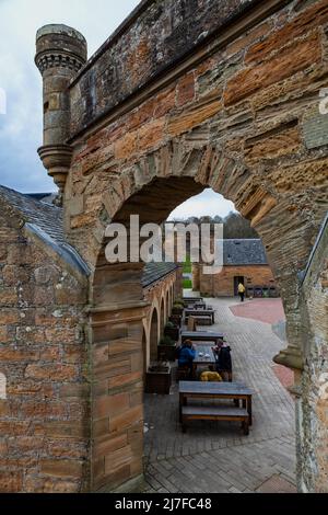 Culzean Castle, Maybole, Ayrshire, Schottland, Großbritannien, Entworfen vom Architekten Robert Adam im späten 18.. Jahrhundert Stockfoto