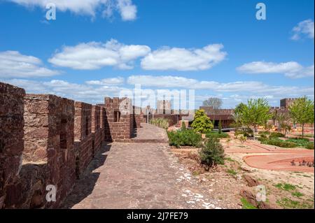 Maurische Burg von Silves, Algarve, Portugal, Europa Stockfoto