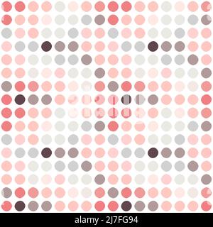 Nahtlose Polka-Punkte in Pastellfarben mit Abstufungen Stockfoto