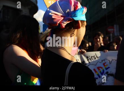 LGBT-stolz ist Trans-stolz Stockfoto