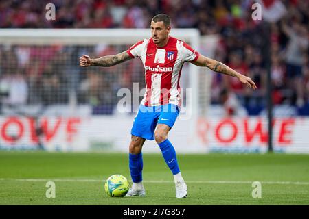 Madrid, Spanien, 08. Mai 2022, Jose Maria Gimenez von Atletico de Madrid während des La Liga-Spiels zwischen Atletico de Madrid und Real Madrid CF am 08. Mai 2022 im Wanda Metropolitano Stadium in Madrid, Spanien, gespielt. (Foto von Ruben Albarran / PRESSINPHOTO) Stockfoto