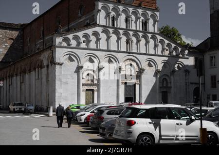 Chiesa di Santa Maria Forisportam in Lucca Stockfoto