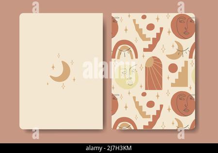 Deckblatt-Vorlage. Universelles abstraktes Layout Stock Vektor