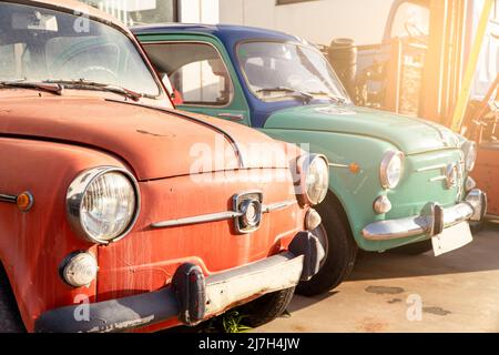 Alte Oldtimer. Oldtimer sammeln Oldtimer Stockfoto