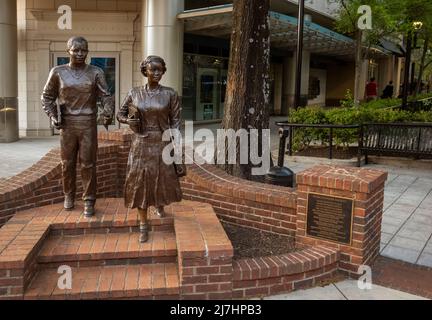 Sterling High School Memorial in Greenville SC Stockfoto