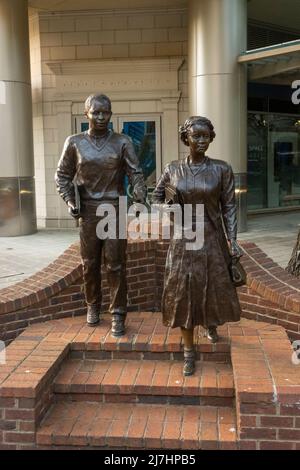 Sterling High School Memorial in Greenville SC Stockfoto