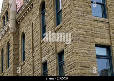 Altes Rathaus in der Innenstadt von Calgary, Alberta Stockfoto
