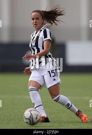 Vinovo, Italien, 7.. Mai 2022. Julia Grosso von Juventus beim Spiel Serie A Femminile im Juventus Center, Vinovo. Bildnachweis sollte lauten: Jonathan Moscrop / Sportimage Stockfoto