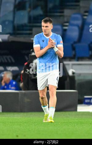 Rom, Italien. 7.. Mai 2022. Patric der SS LAZIO während der 36. Tag der Serie A Meisterschaft zwischen S.S. Lazio gegen der U.C. Sampdoria am 7.. Mai 2022 im Stadio Olimpico in Rom, Italien. (Bild: © Domenico Cippitelli/Pacific Press via ZUMA Press Wire) Stockfoto