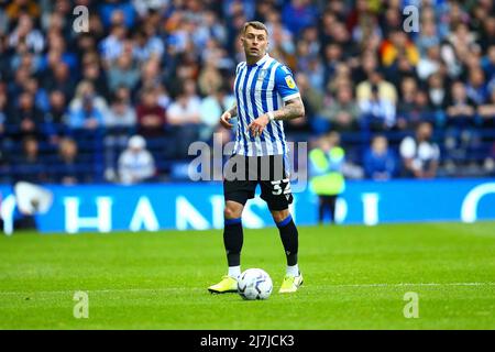 Hillsborough Stadium, Sheffield, England - 9.. Mai 2022 Jack Hunt (32) von Sheffield Mittwoch - während des Spiels Sheffield Mittwoch gegen Sunderland, Sky Bet League One, (spielen zweite Etappe) 2021/22, Hillsborough Stadium, Sheffield, England - 9.. Mai 2022 Credit: Arthur Haigh/WhiteRoseFotos/Alamy Live News Stockfoto