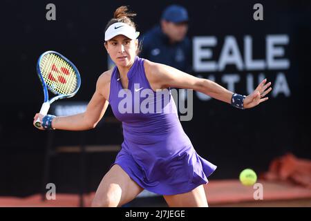 9.. Mai 2022; Foro Italico, Rom, Italien: ATP Rome Italian Open Tennisturnier; Belinda Bencic (Sui) Stockfoto