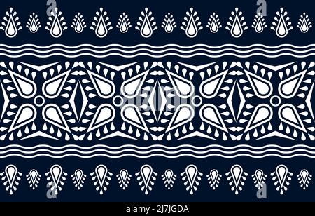 Geometrisches ethnisches Muster Traditionelles Design für den Hintergrund Stock Vektor