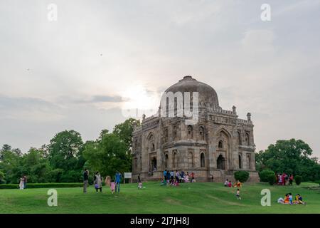 Gebäude in Lodhi Garten bekannt als Shish Gumbad. Stockfoto