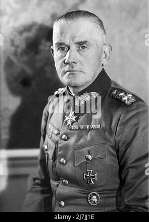 Werner von Blomberg, Oberbefehlshaber der Wehrmacht Stockfoto