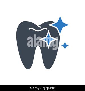 Symbol Für „Zahnreinigung“ Stock Vektor