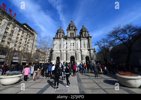 St. Joseph's Church, Peking, China. Stockfoto