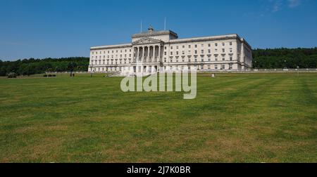 Parlament Gebäude (aka als Stormont) in Belfast, Großbritannien Stockfoto