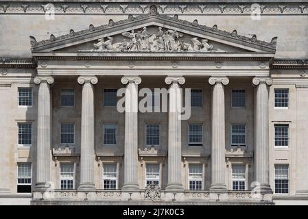 Parlament Gebäude (aka als Stormont) in Belfast, Großbritannien Stockfoto