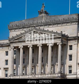 Parlament Gebäude (aka als Stormont) in Belfast, Großbritannien Stockfoto