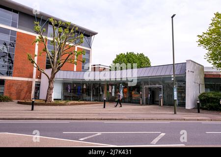 Epsom Surrey, London, Mai 09 2022, University For The Creative Arts Building Exterior Epsom Stockfoto