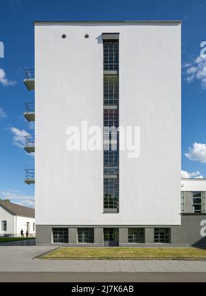 Dessau Bauhaus Prellerhaus 6382 baut 1925-26 von Walter Gropius U a Ansicht von Norden Stockfoto