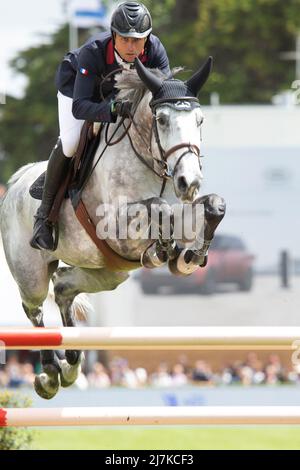 Edward LEVY (FRA) reitet VERTRAUEN D'ASS in der Derby Region des Pays de La Loire während des Jumping International de La Baule 2022, Reitveranstaltung am 7. Mai 2022 in La Baule, Frankreich - Foto Damien Kilani / DK Prod / DPPI Stockfoto