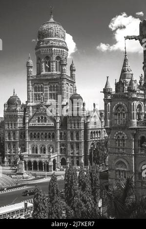 06 02 2008 The Municipal Corporation Building, Mumbai befindet sich im Süden von Mumbai in Maharashtra, Indien. Es ist auch bekannt als Bombay Municipal Corporat Stockfoto