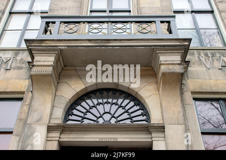 Balkon Im Museum Van Loon In Amsterdam, Niederlande 2020 Stockfoto